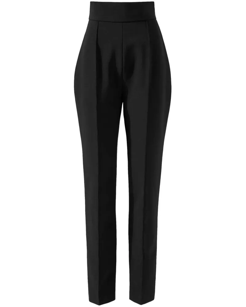 Carolina Herrera New York Schmale Taillenhose - Schwarz Schwarz