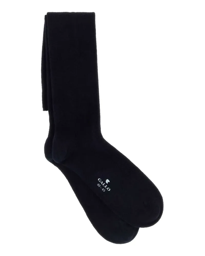 Gallo Fein gestrickte Socken - Blau Blau