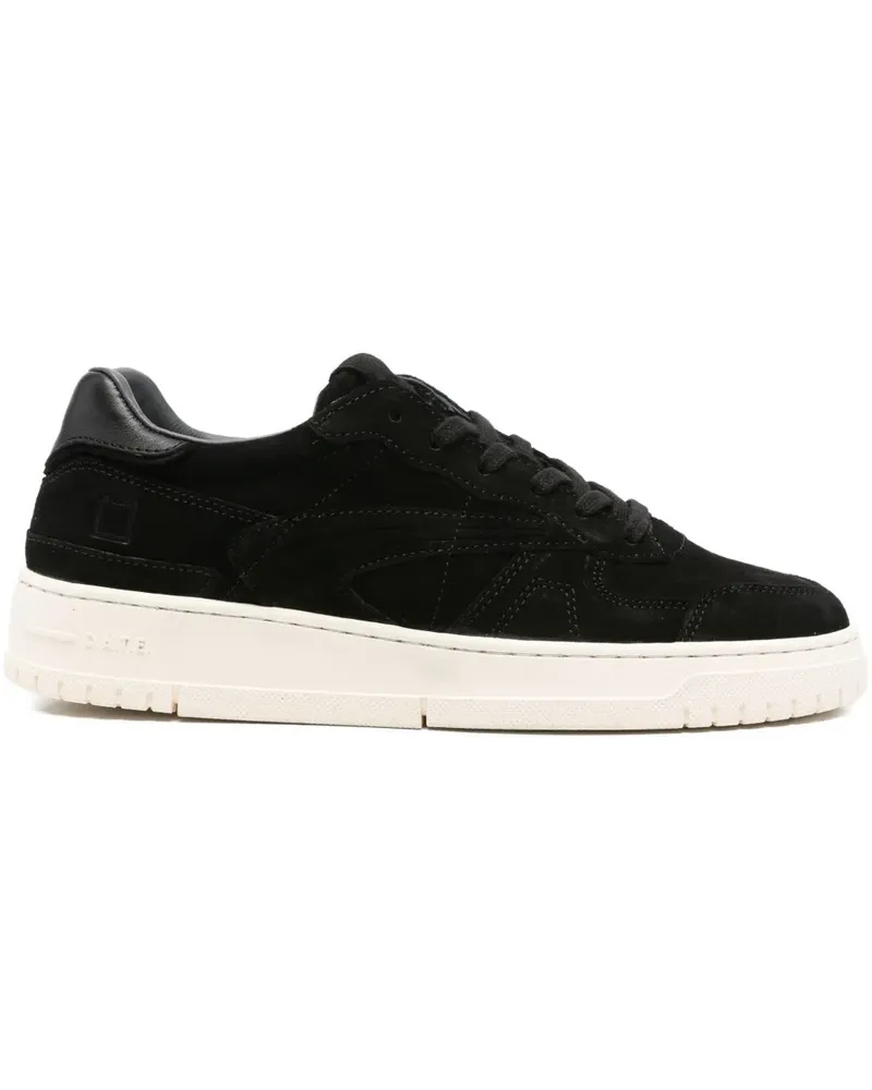D.A.T.E. Sneakers aus Wildleder - Schwarz Schwarz