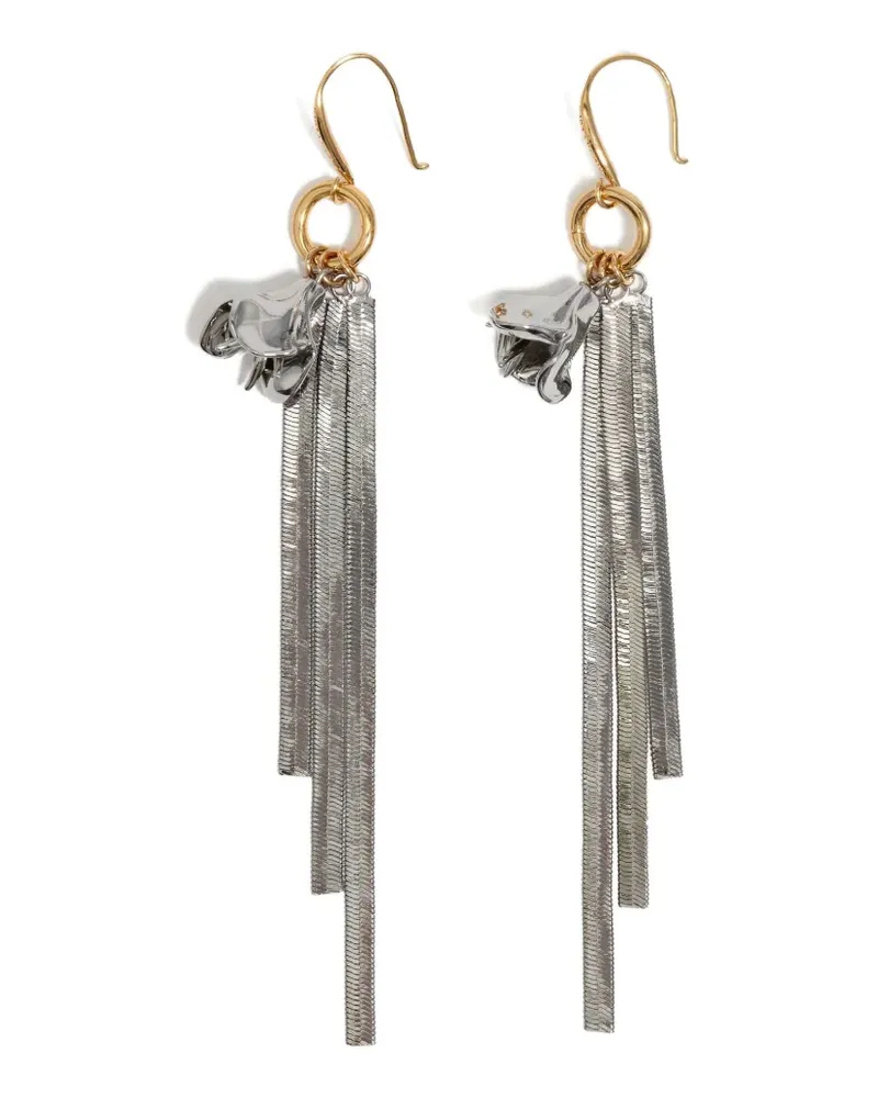 BIMBA Y LOLA Ohrringe mit Quaste - Silber Silber