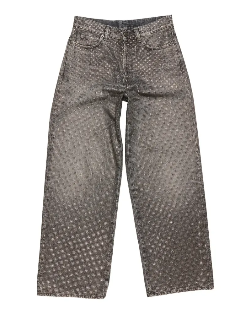 Acne Studios patch washed-black jeans - Grau Grau
