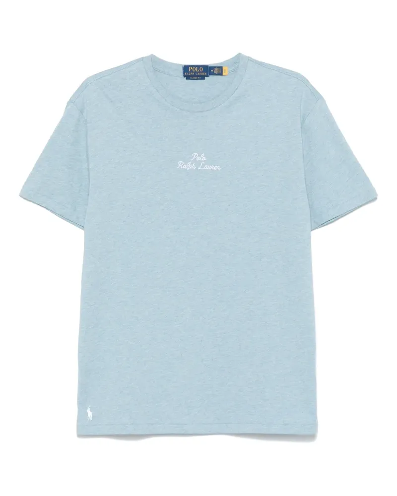 Ralph Lauren T-Shirt mit Logo-Stickerei - Blau Blau
