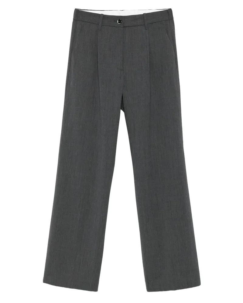 nine:inthe:morning Plissierte Hose - Grau Grau