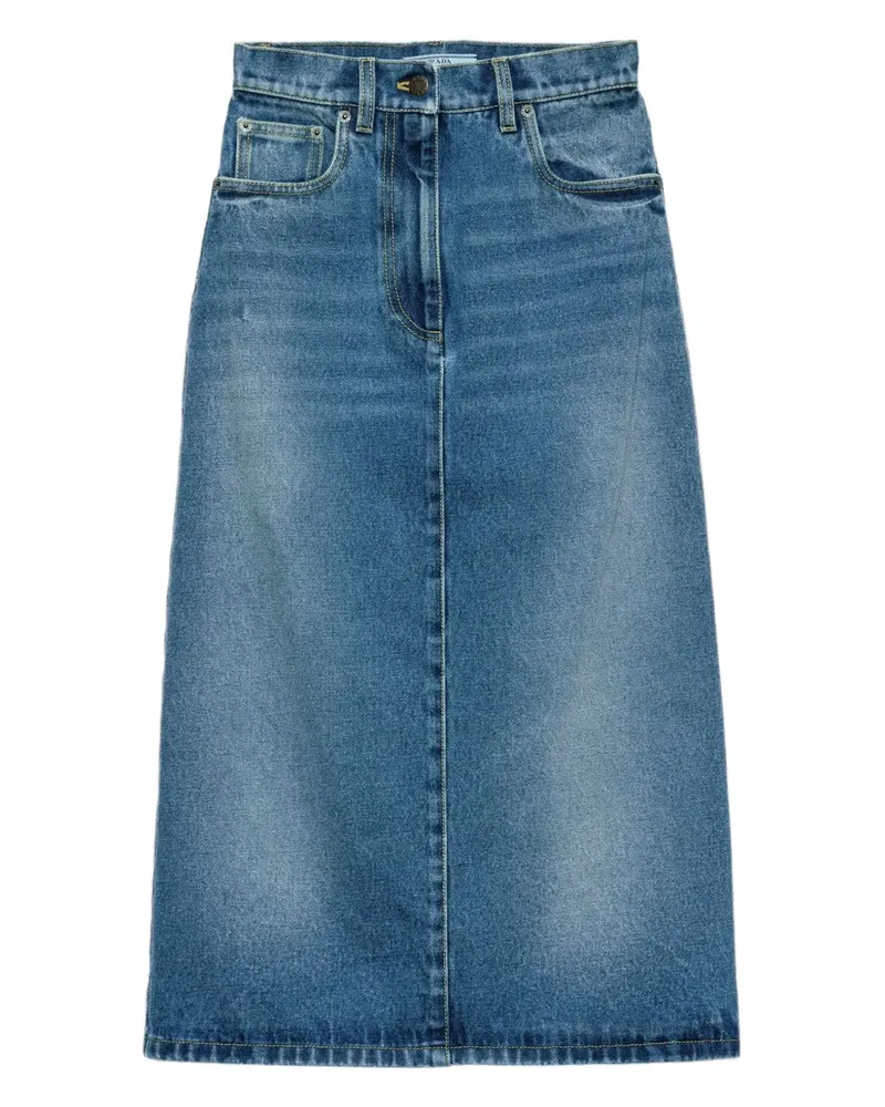 Prada Midirock aus Denim - Blau Blau