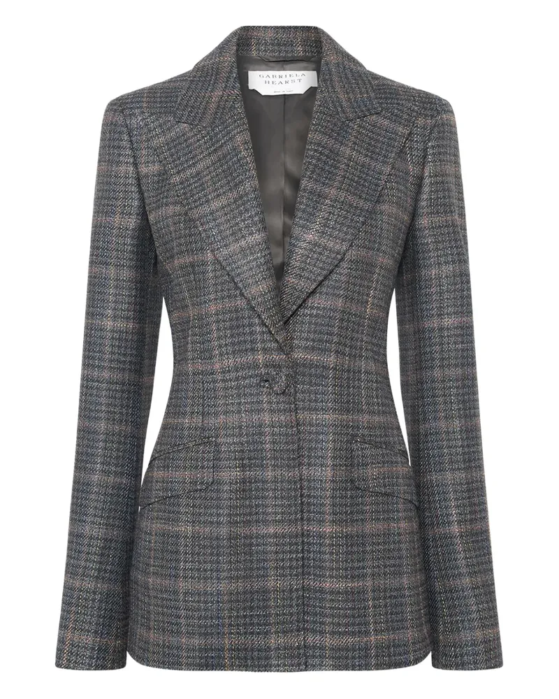 Gabriela Hearst Leiva single-breasted blazer - Grau Grau