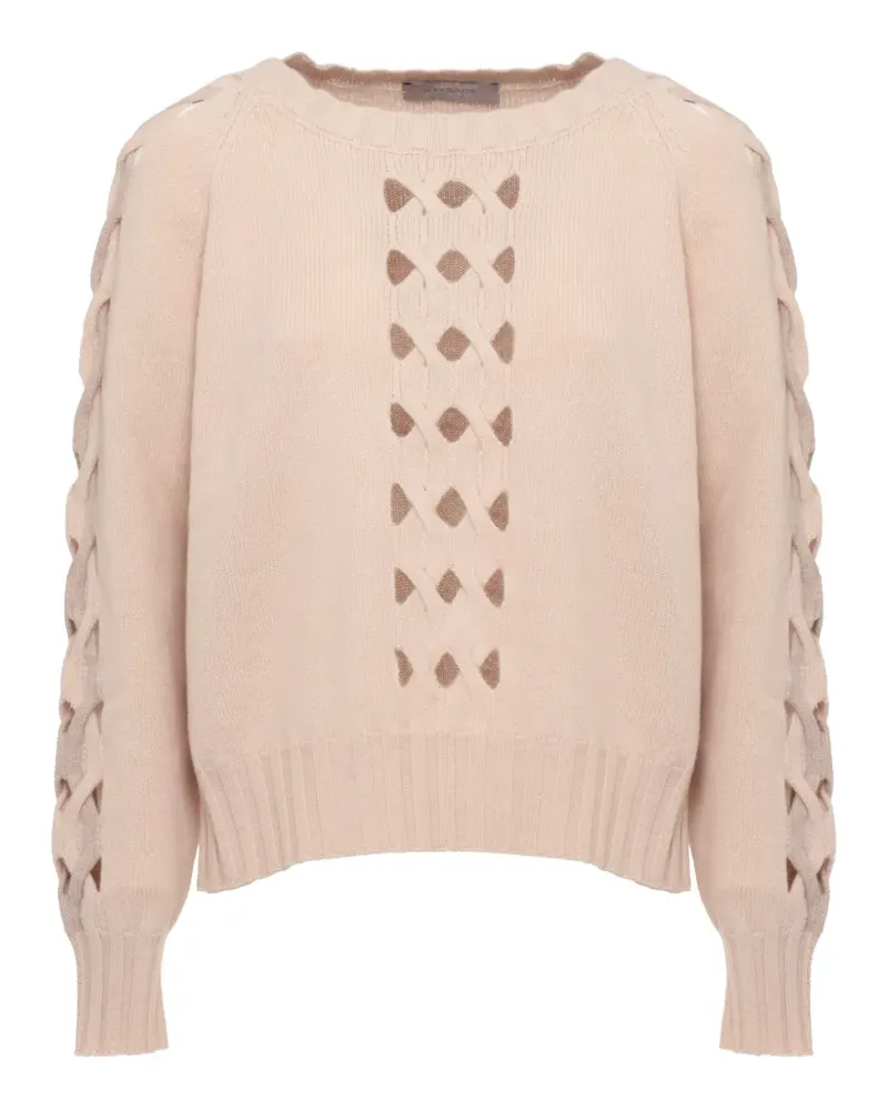 D.EXTERIOR Cambrie Pullover mit Cut-Out - Nude Nude