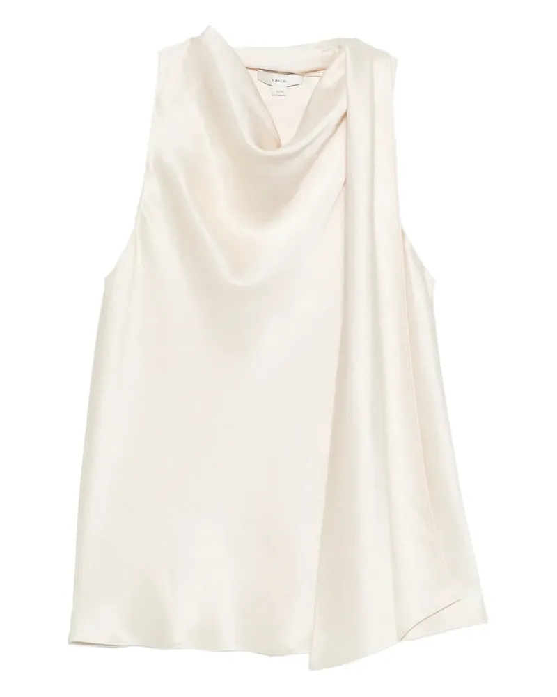 Vince draped sleeveless top - Nude Nude