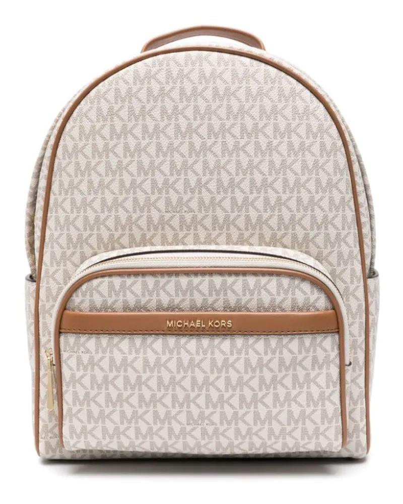 Michael Kors Mittelgroßer Jacquard-Rucksack Nude