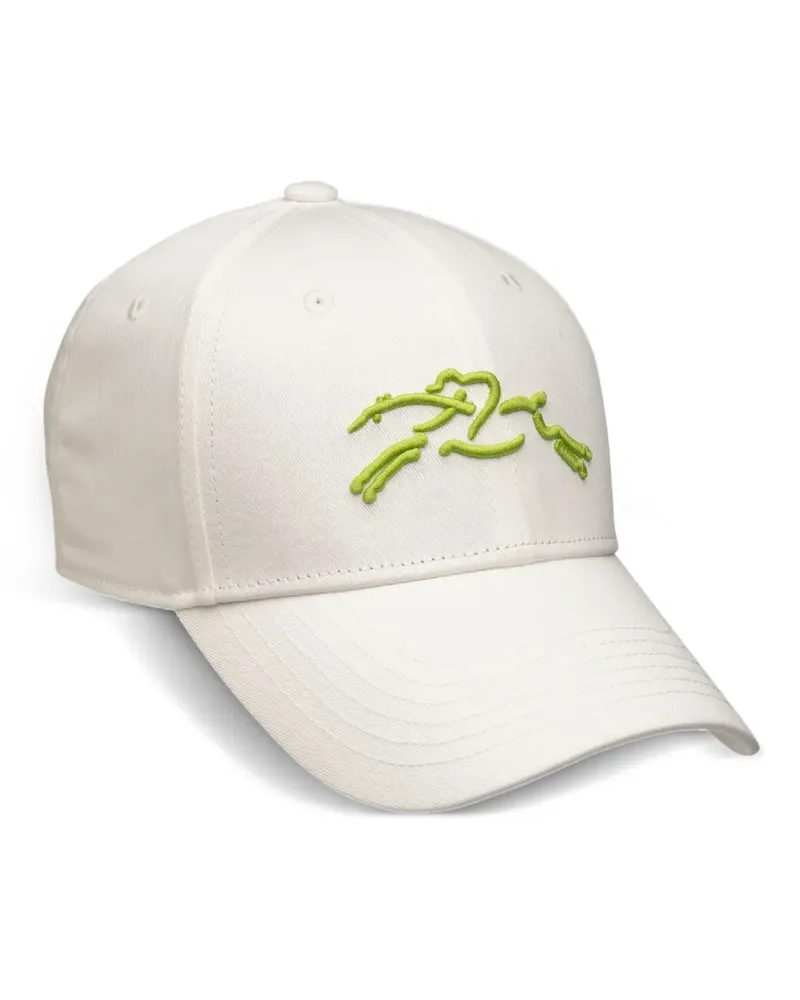 Longchamp Autres Lignes Baseballkappe - Weiß Weiß