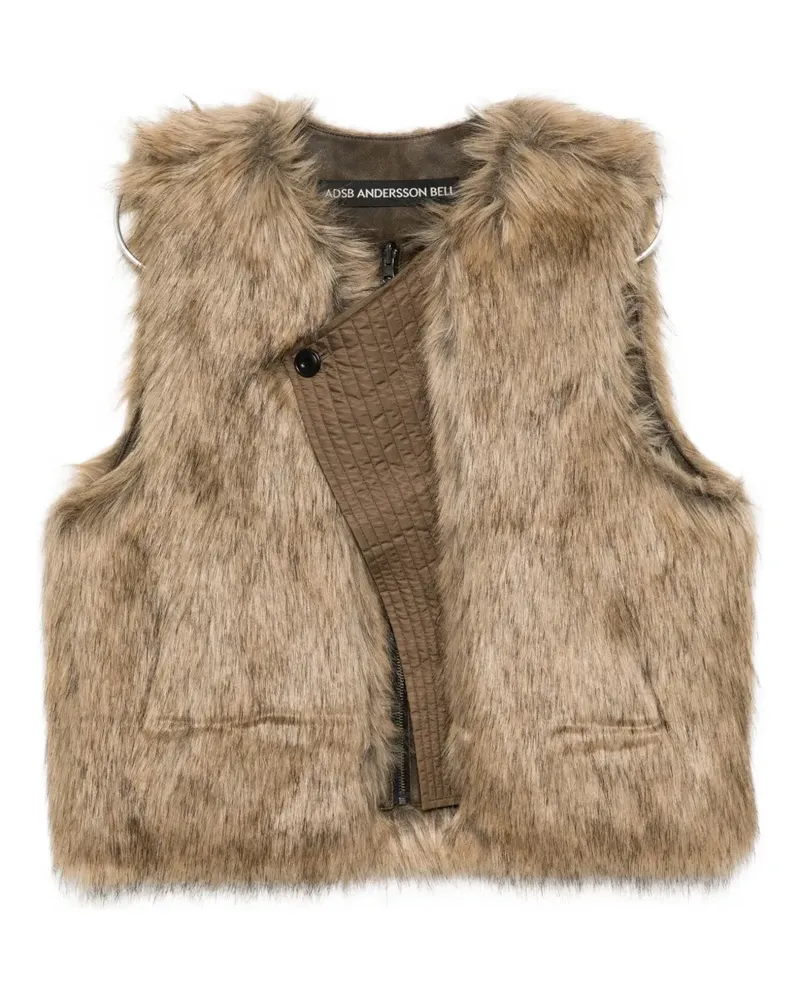 Andersson Bell Jacke im Layering-Look - Braun Braun