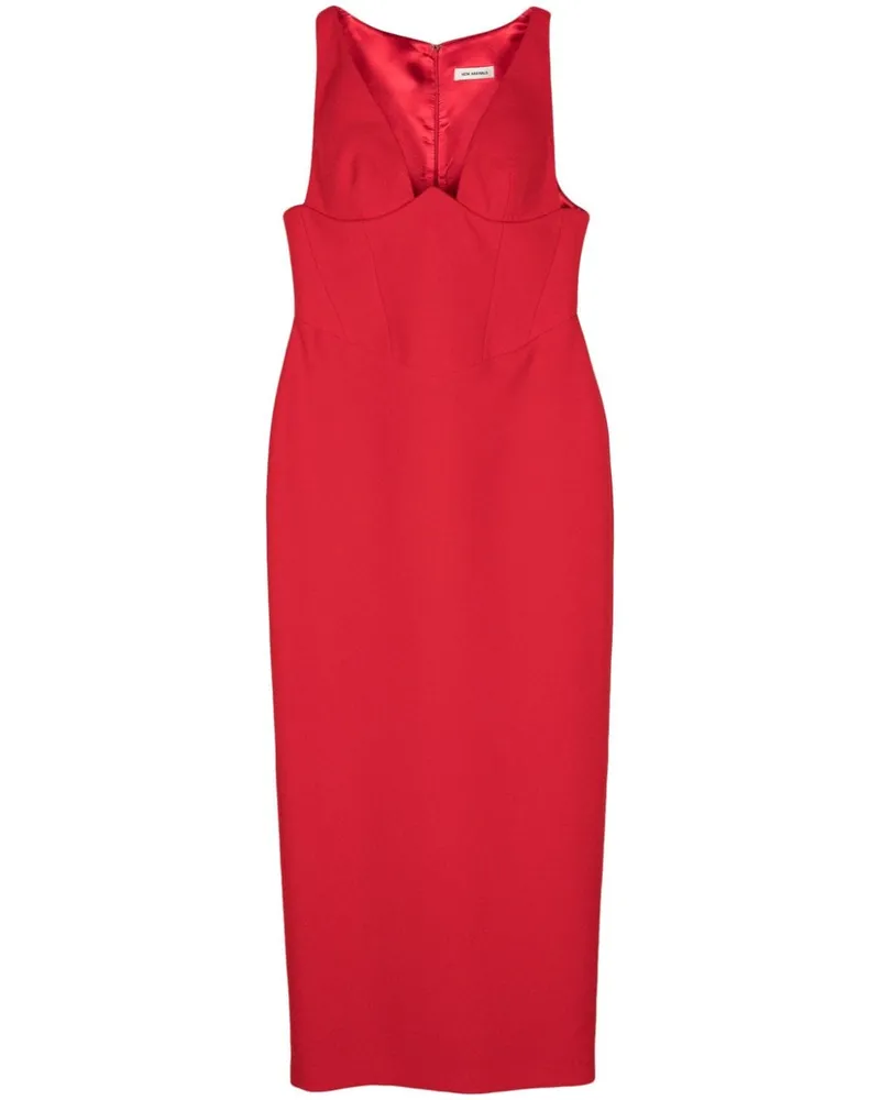 The New Arrivals Ilkyaz Ozel Anais Maxikleid Rot