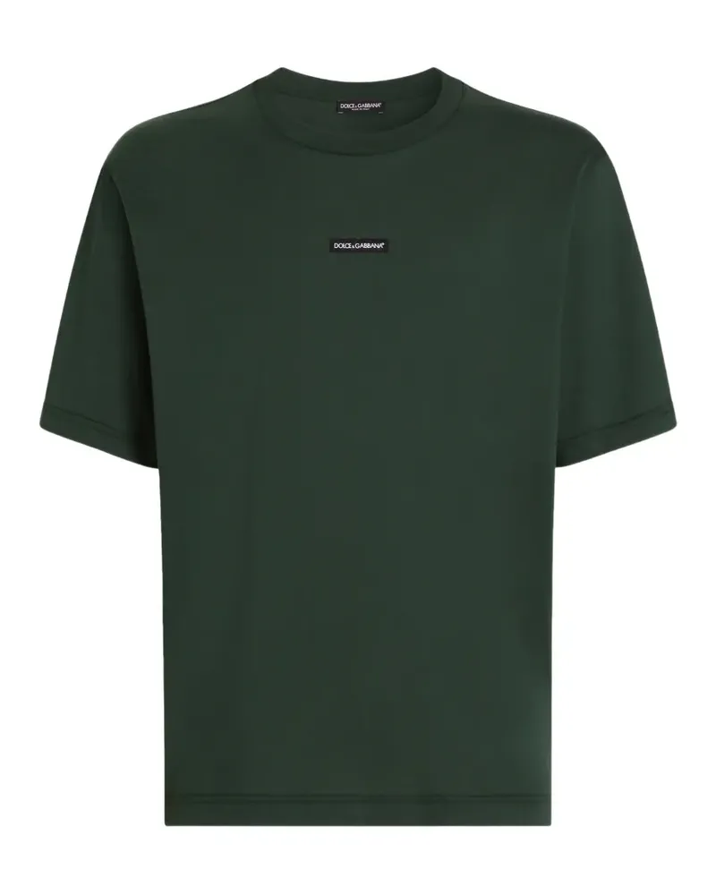 Dolce & Gabbana Klassisches T-Shirt - Grün Grün