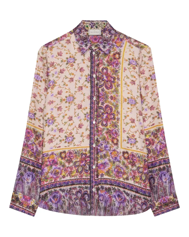 Pierre-Louis Mascia Aloe Hemd - Violett Violett