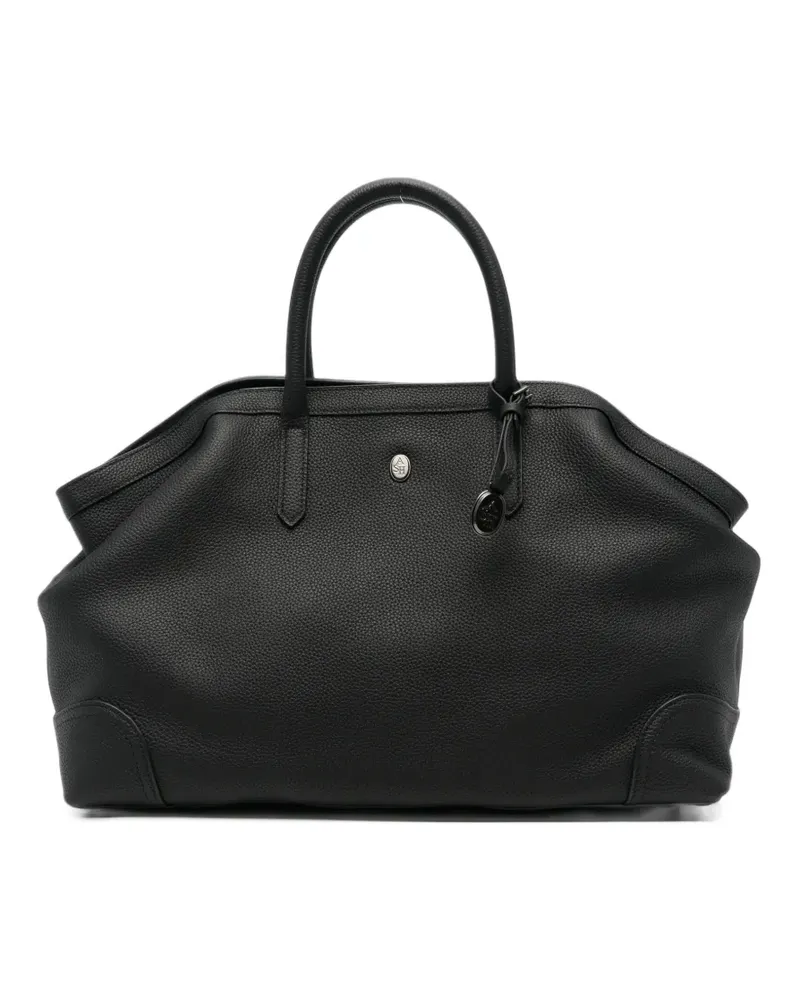 ash Jacqueline pebbled shoulder bag - Schwarz Schwarz