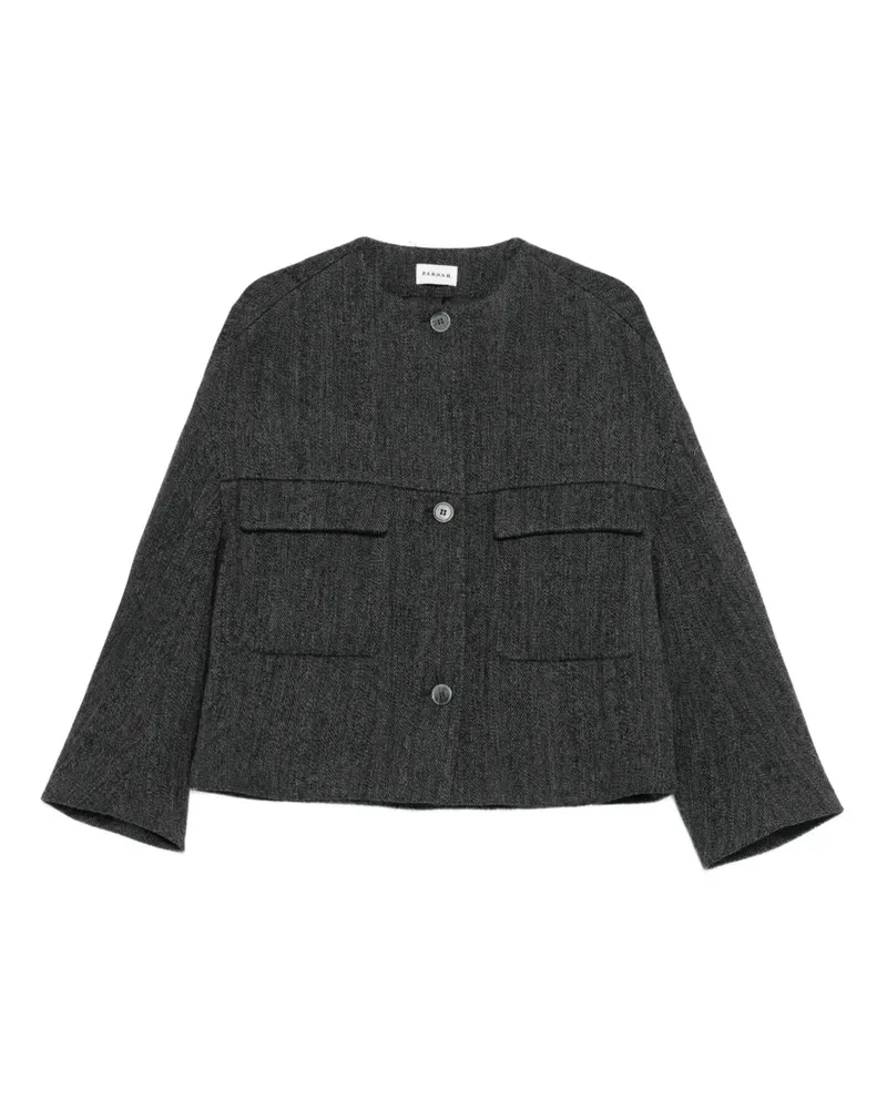P.A.R.O.S.H. P.A.R.O H. Jacke mit aufgesetzter Tasche - Grau Grau