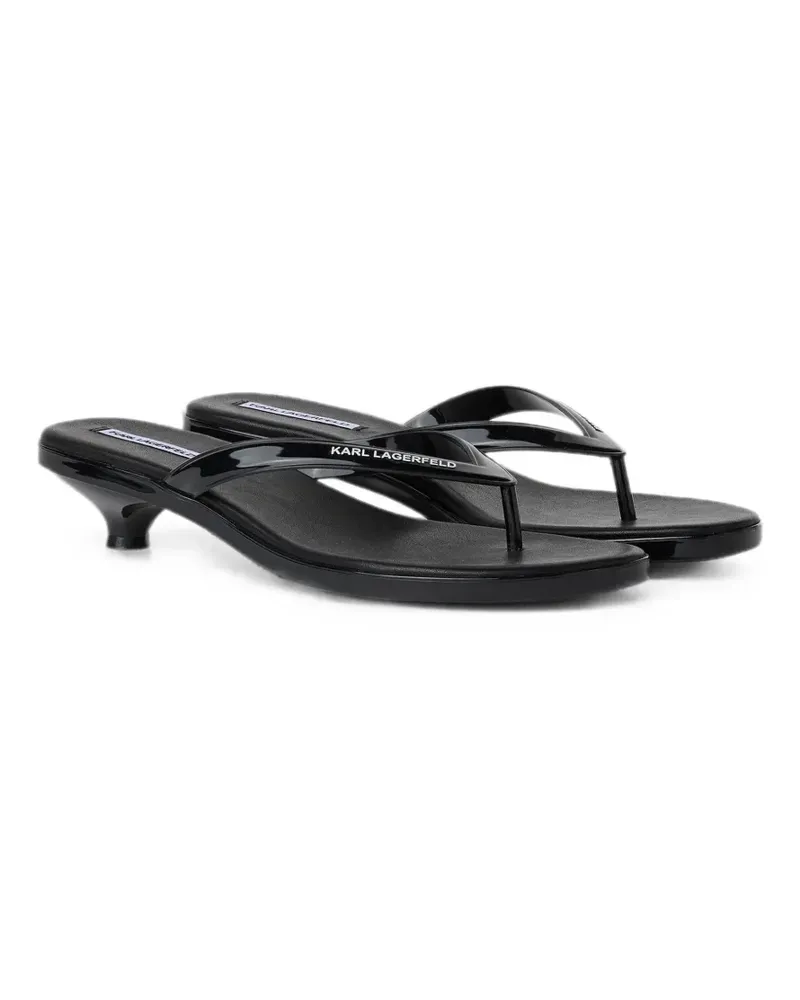Karl Lagerfeld Jelly heeled sandals - Schwarz Schwarz