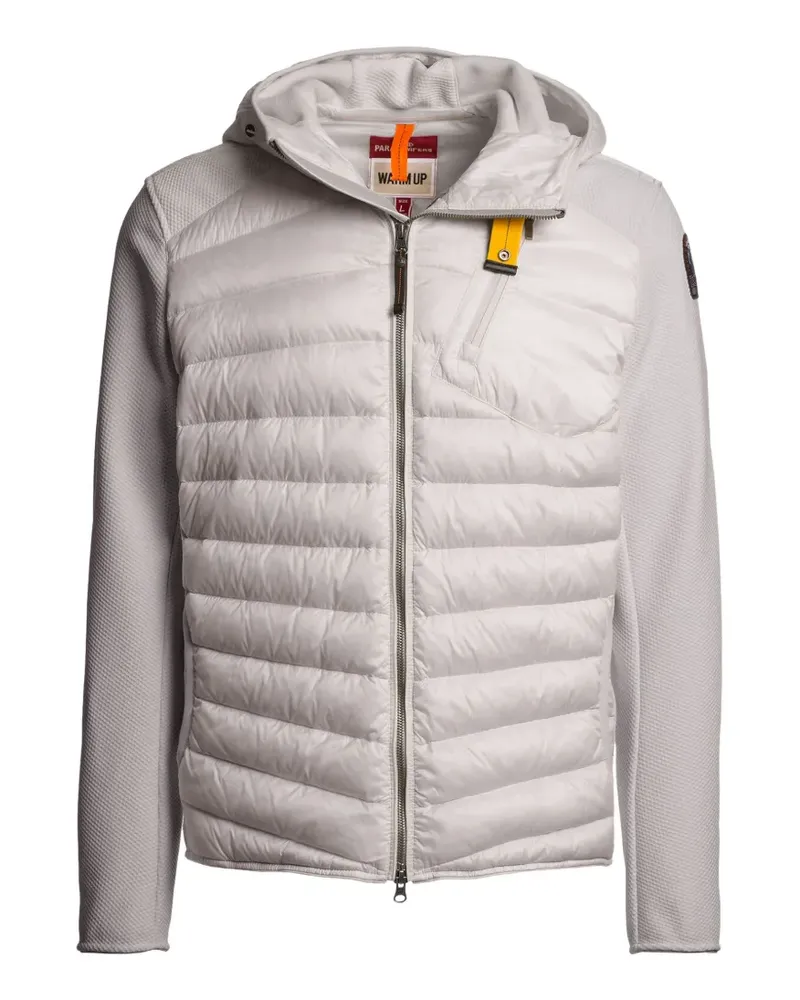 Parajumpers Nolan Hybrid Daunenjacke mit Kapuze - Grau Grau