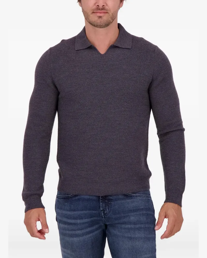 Slowear Zanone open-collar sweater - Grau Grau