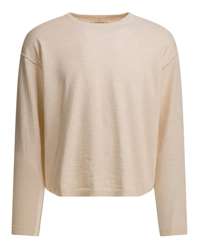 Mfpen Companion exposed-seam sweater - Nude Nude