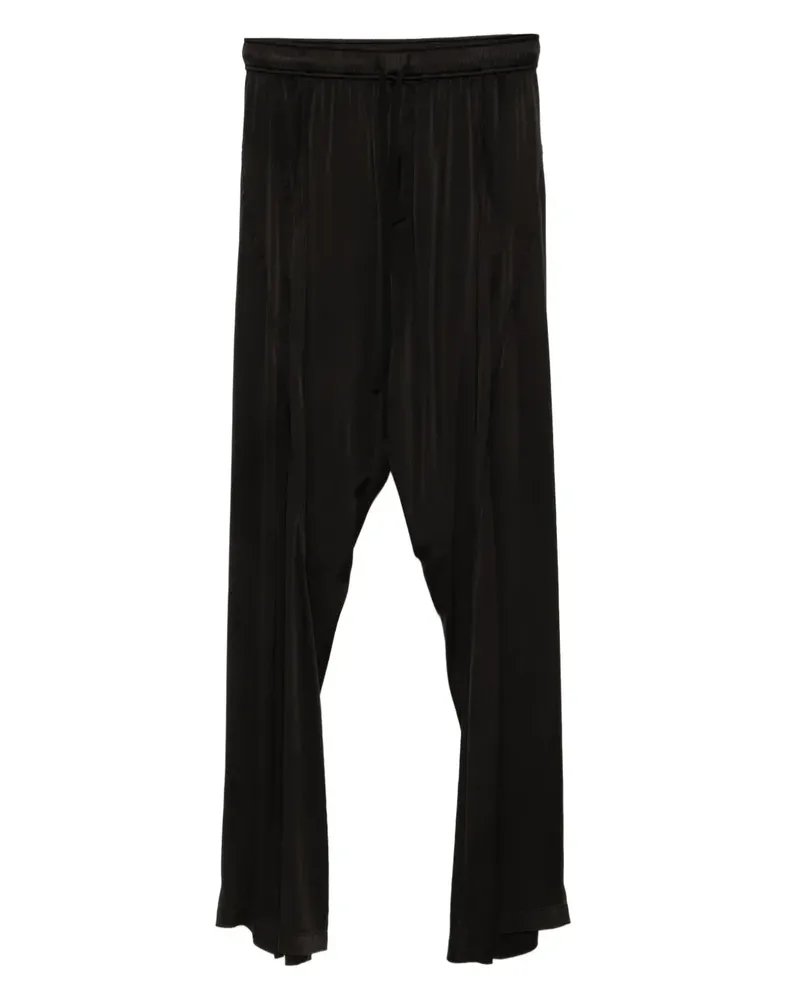 Julius Hose mit Abnähern - Schwarz Schwarz