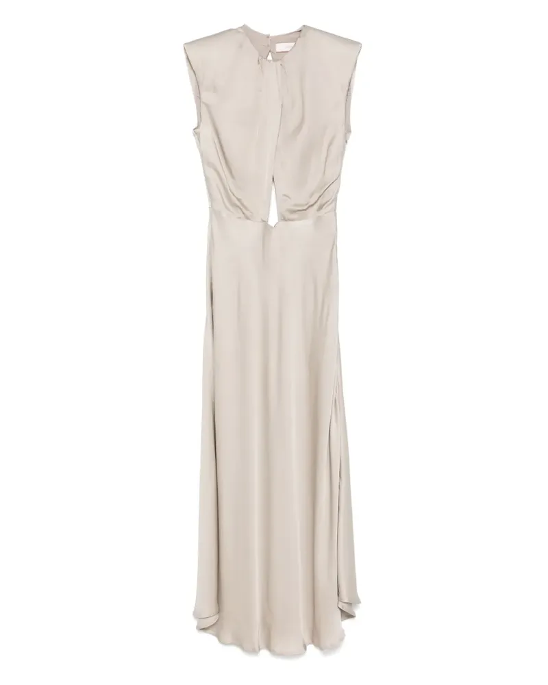 AKEP Kleid aus Satin - Nude Nude