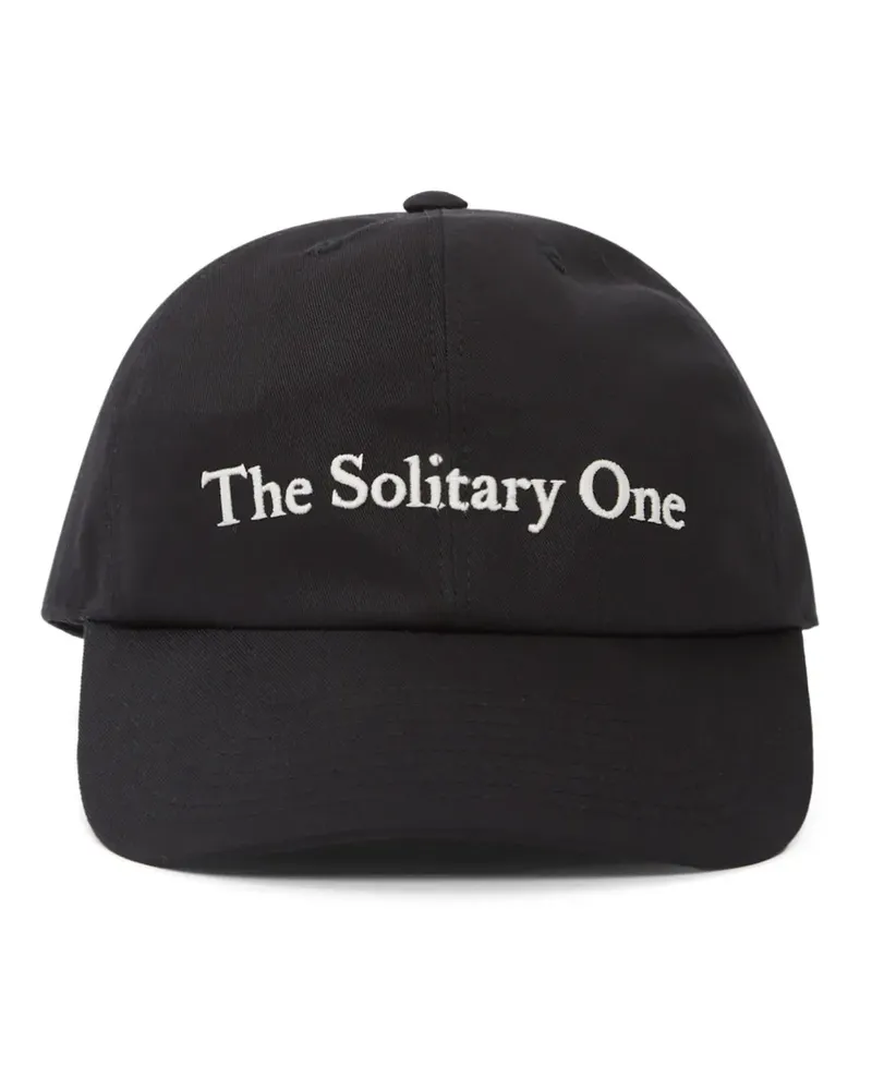 Ann Demeulemeester Solitary One Baseballkappe - Schwarz Schwarz