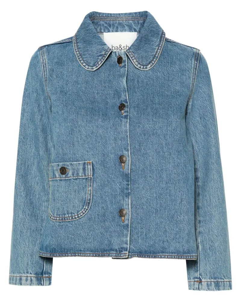 ba&sh Tiny Jeansjacke - Blau Blau