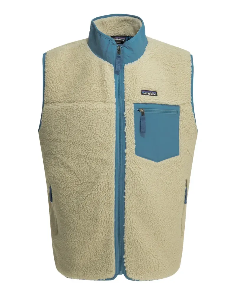 Patagonia fleece-texture panelled gilet - Nude Nude