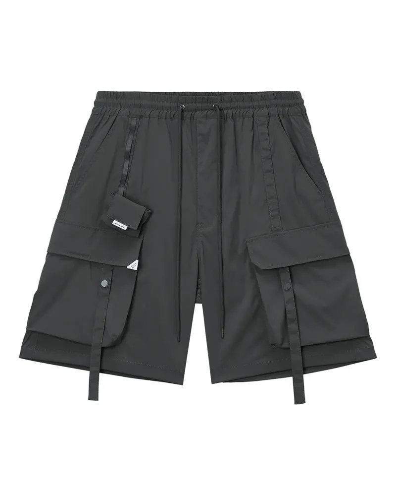 Musium Div. elastic-waistband cargo shorts - Grau Grau