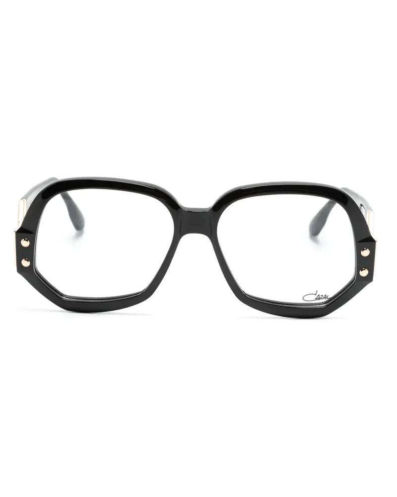 CAZAL 5007 Brille mit geometrischem Gestell - Schwarz Schwarz