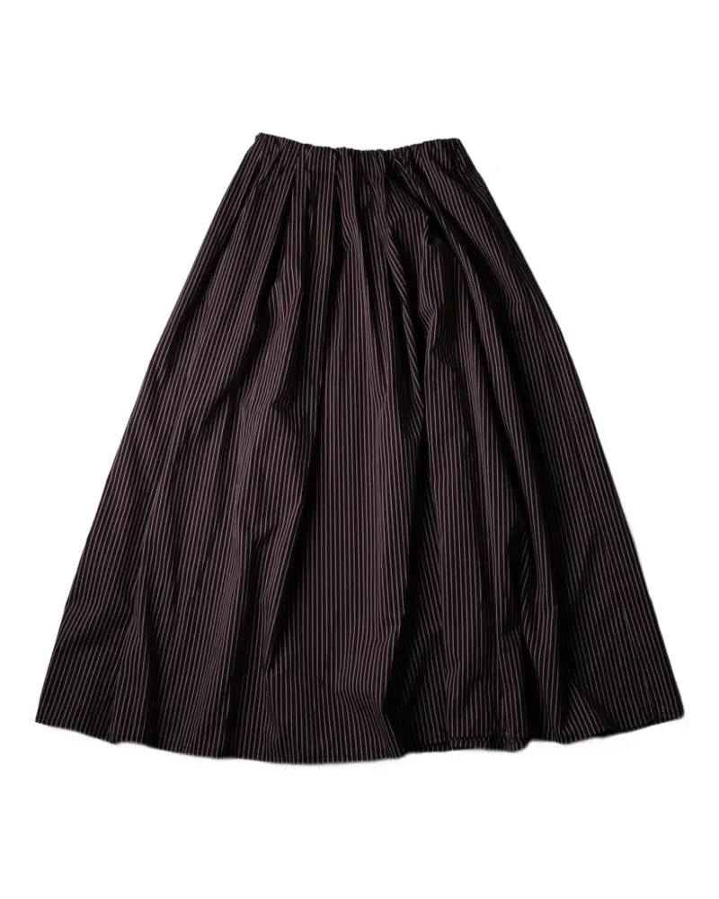 Faithfull The Brand Pelea pinstripe-pattern midi skirt - Violett Violett