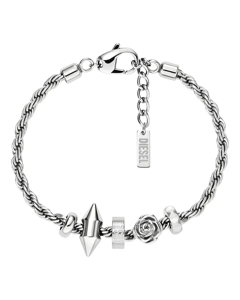 Diesel charm bracelet - Silber Silber