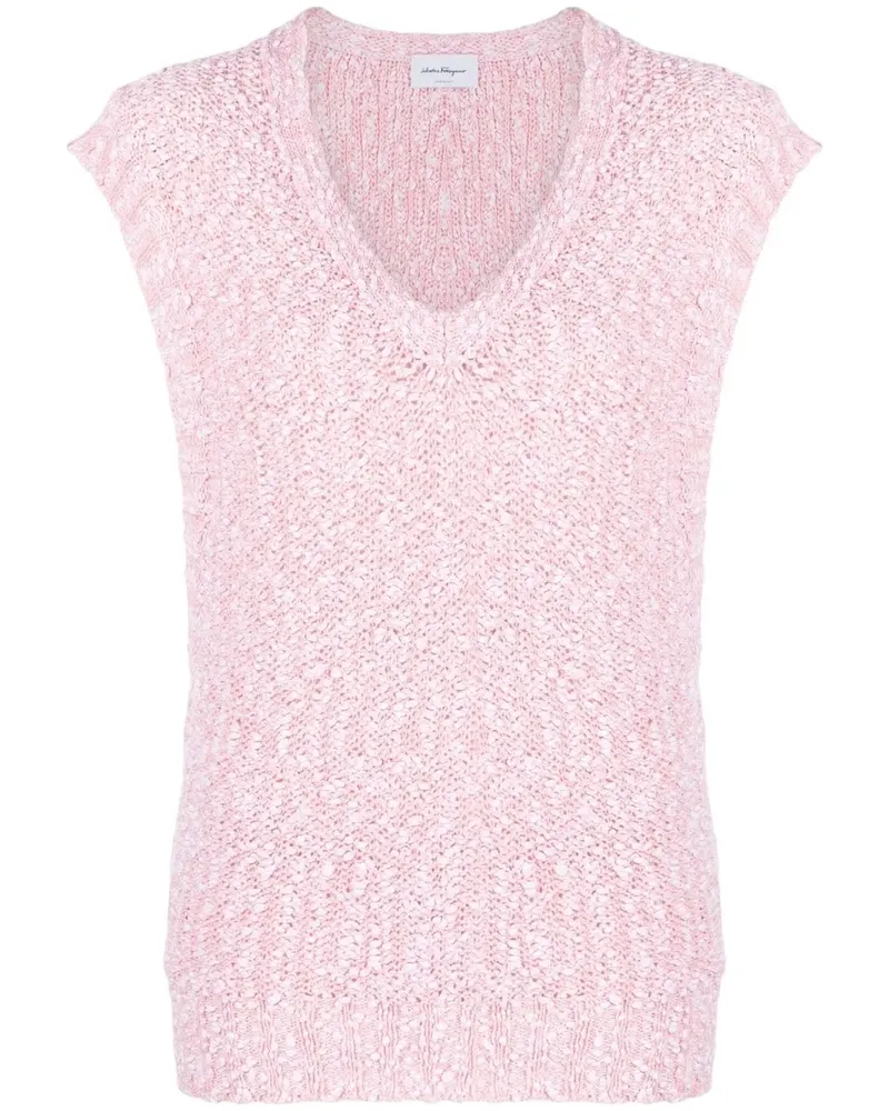 Ferragamo Gestricktes Oberteil - Rosa Rosa