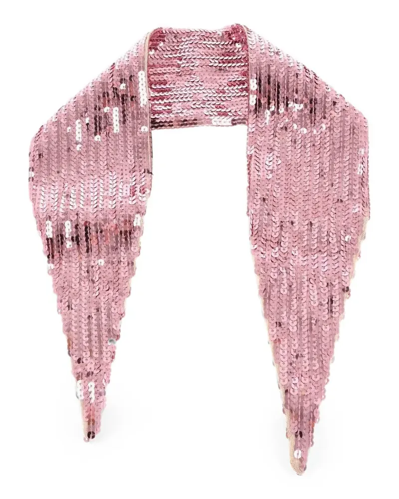 Dsquared2 Schal mit Pailletten - Rosa Rosa