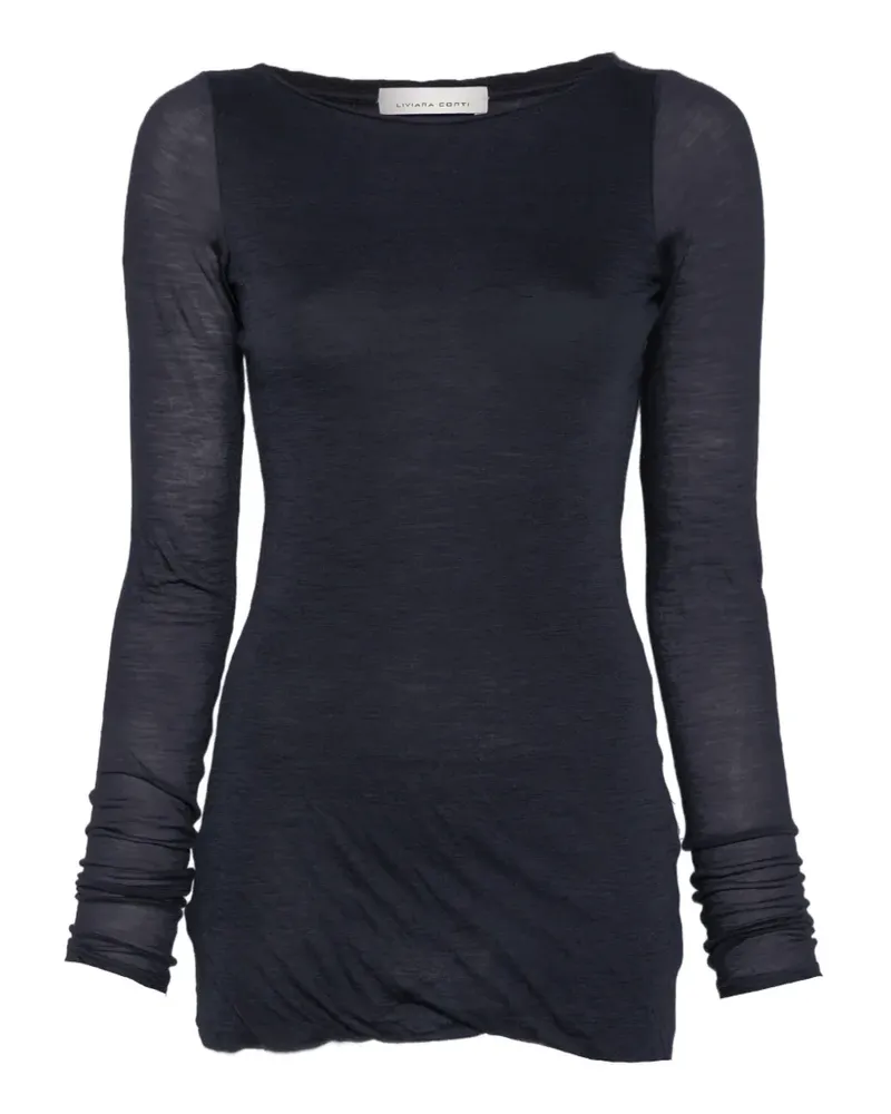 Liviana Conti Lucrezia Langarmshirt - Blau Blau