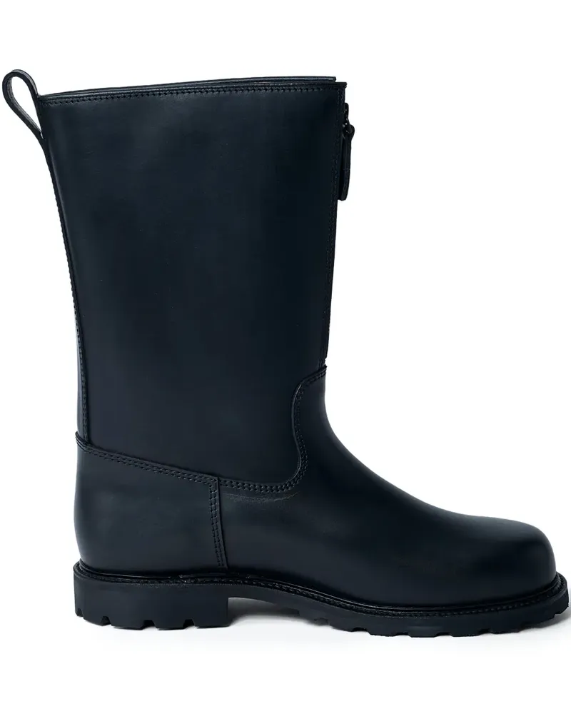 Rier Tractor Stiefel mit runder Kappe - Schwarz Schwarz