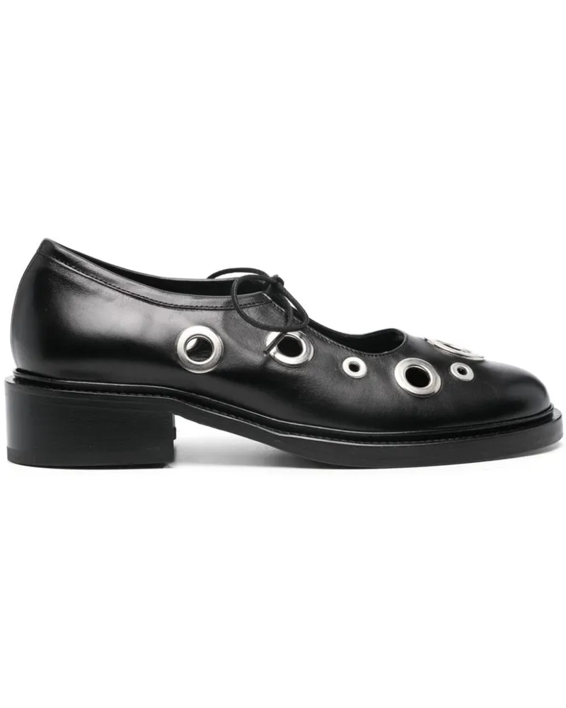 NICOLE SALDAÑA Fabiana Loafer - Schwarz Schwarz