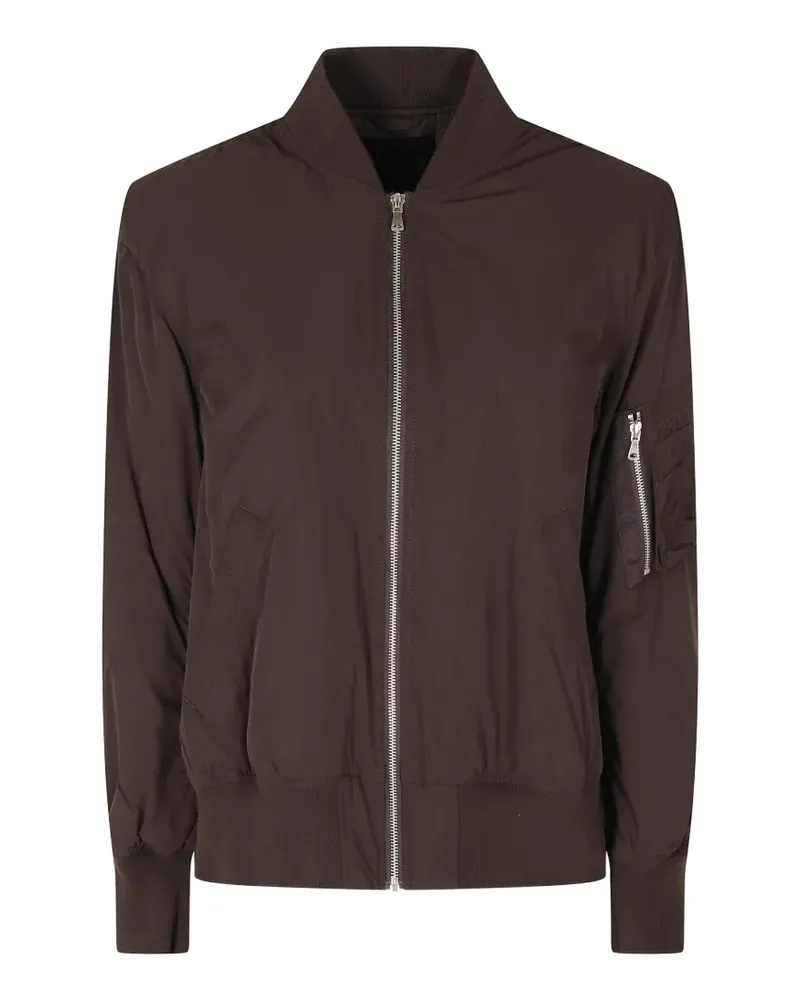 Semicouture Ada zip-up bomber jacket - Braun Braun