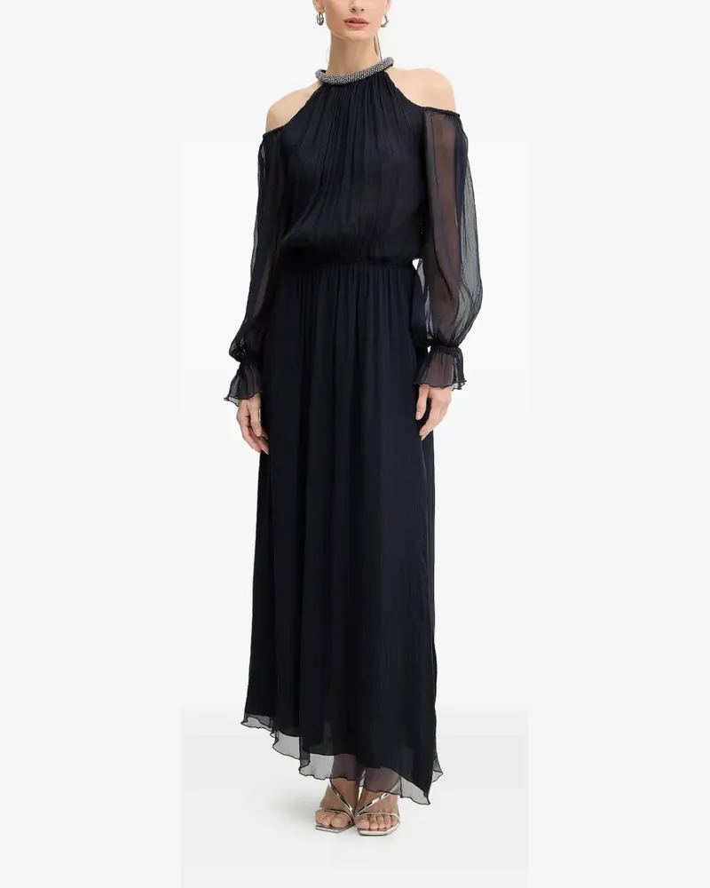 Luisa Spagnoli Grandezza embellished maxi dress - Blau Blau