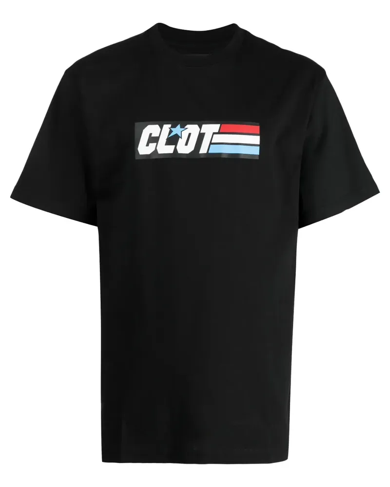 CLOT T-Shirt mit Logo-Print - Schwarz Schwarz