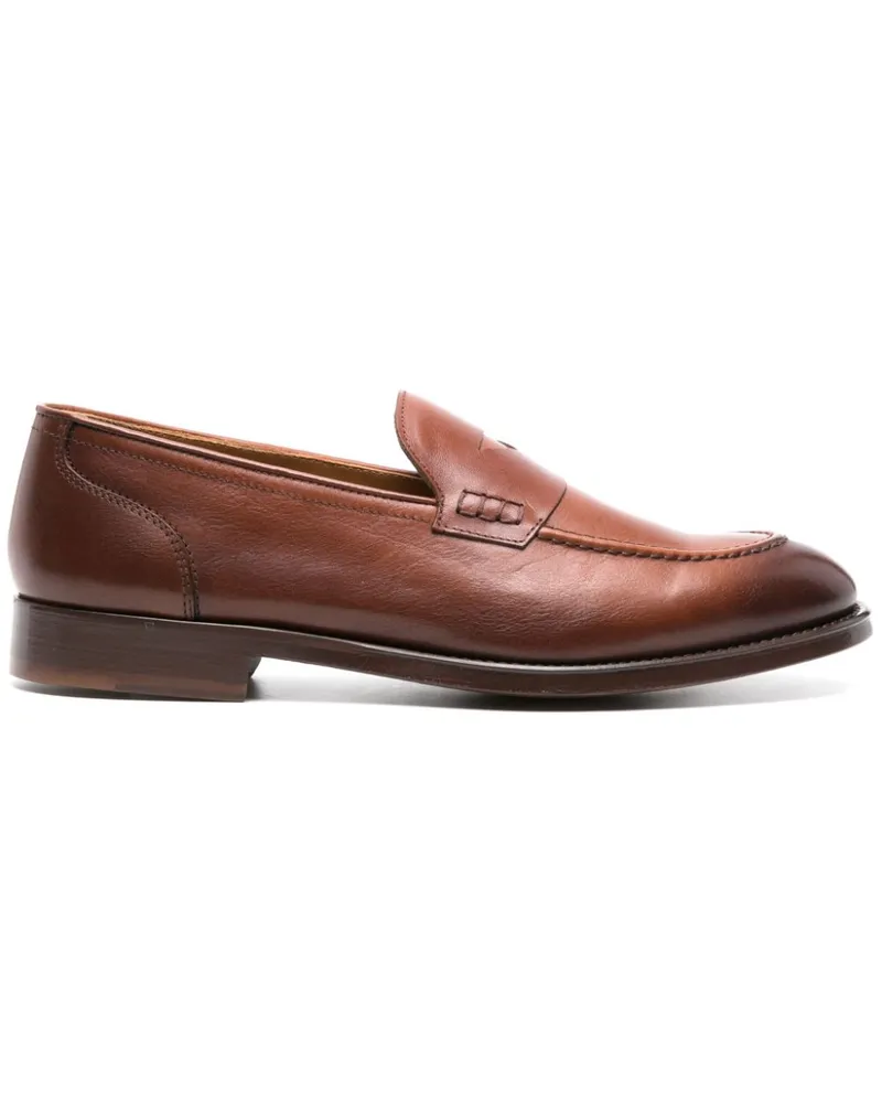 Doucal´s Penny-Loafer aus Leder - Braun Braun