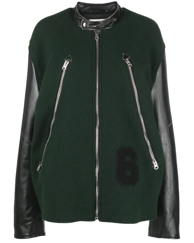 Maison Margiela Collegejacke mit Reißverschluss - Grün Grün