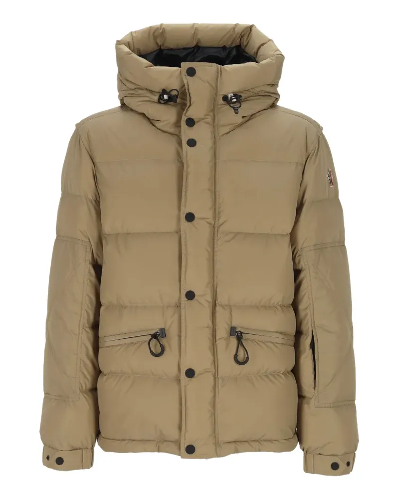 Moncler Gesteppte Kapuzenjacke - Nude Nude