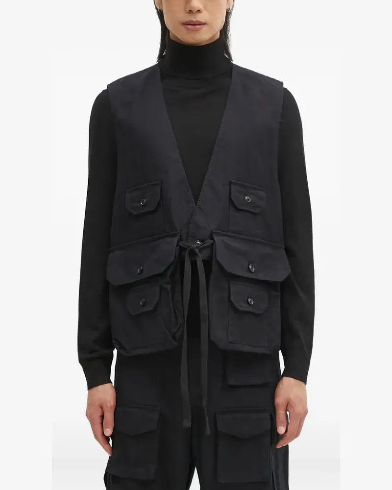 Engineered Garments Weste mit mehreren Taschen - Schwarz Schwarz
