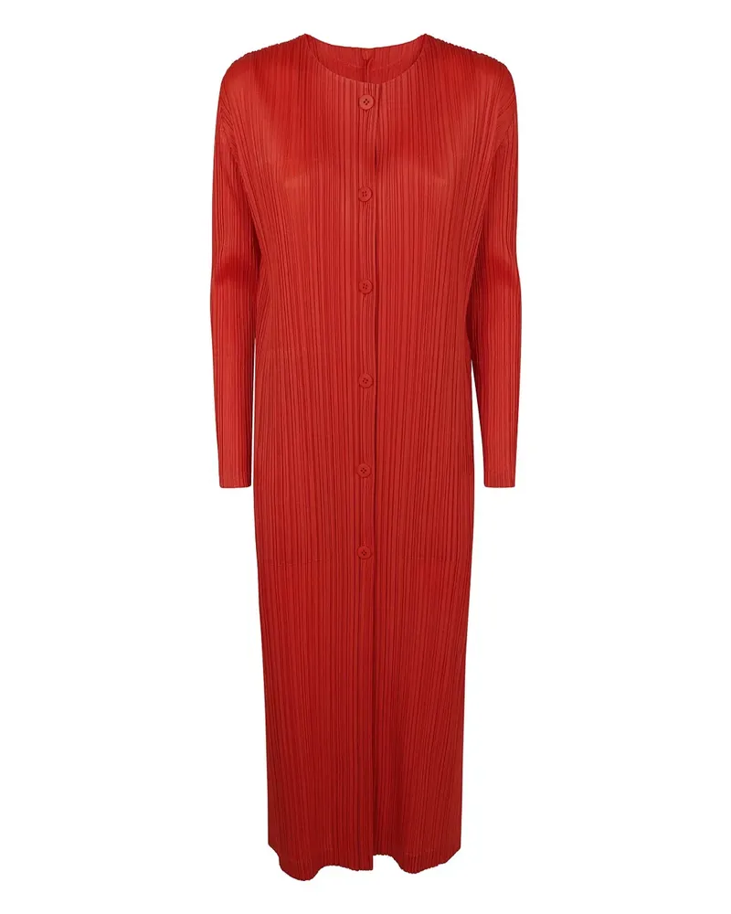Issey Miyake Manteau Midikleid - Rot Rot