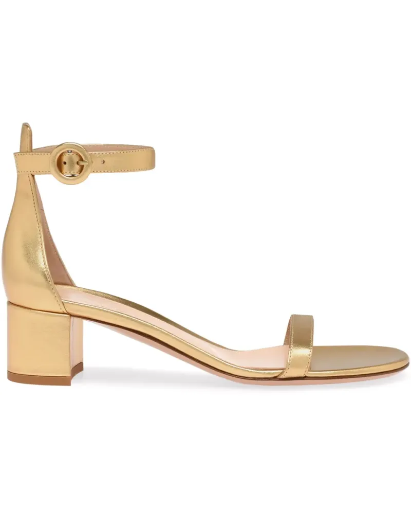 Gianvito Rossi Gaeta Sandalen 45mm - Gold Gold
