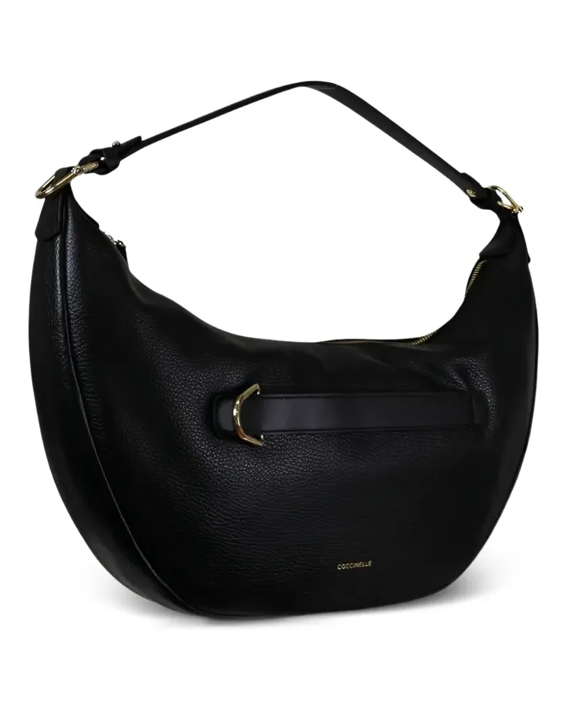 Coccinelle medium Paki logo-detail leather bag - Schwarz Schwarz