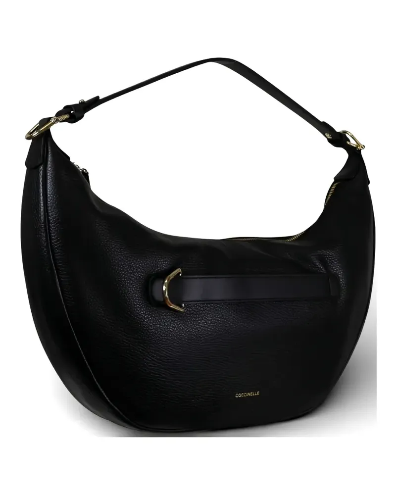 Coccinelle Paki zip hobo medium shoulder bag - Schwarz Schwarz