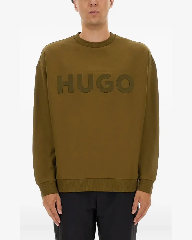 HUGO BOSS Sweatshirt mit Logo-Detail - Braun Braun