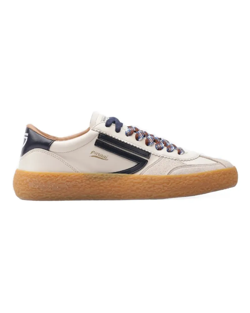 Puraai Chianti Sneakers mit Einsätzen - Weiß Weiß